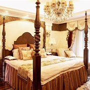 260平欧式精致奢华住宅欣赏卧室设计图