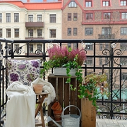 101平舒适北欧住宅欣赏阳台设计