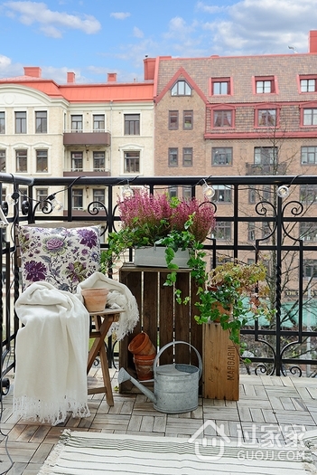 101平舒适北欧住宅欣赏阳台设计