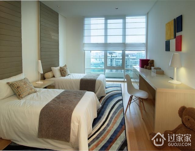 顶层高级现代公寓欣赏卧室陈设