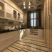 新古典四居室案例欣赏厨房橱柜