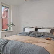 白色128平北欧住宅欣赏卧室效果