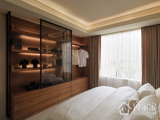 现代风格奢华空间效果图欣赏卧室陈设