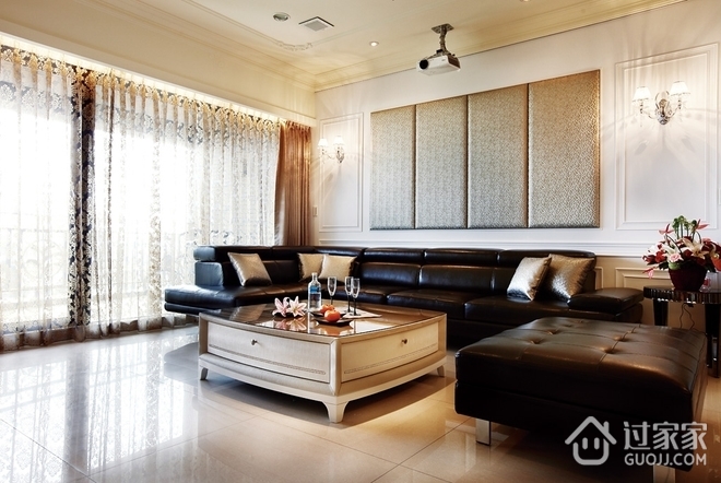 低调新古典奢华住宅欣赏客厅设计