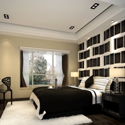 现代风格住宅效果套图卧室效果图