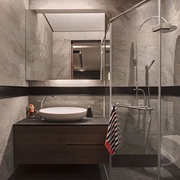 现代设计风格住宅效果套图洗手间
