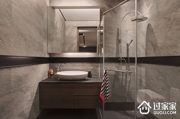 现代设计风格住宅效果套图洗手间