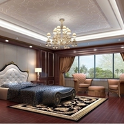 150平欧式大宅设计欣赏卧室灯饰