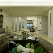 舒适与动感美式住宅欣赏客厅效果