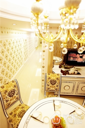 欧式风格装饰样板房欣赏餐厅效果