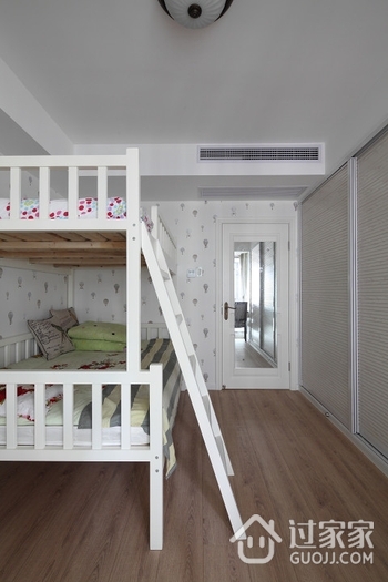 清新蔚蓝美式复式欣赏儿童房设计