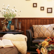 传统美式装饰别墅欣赏客厅局部设计
