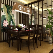 豪华浓郁新中式古典家居餐厅灯饰欣赏