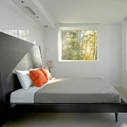 与森林呼应的现代风格欣赏卧室