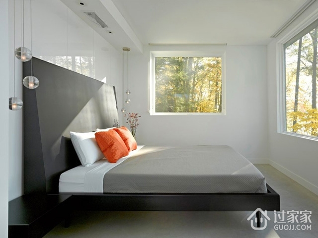 与森林呼应的现代风格欣赏卧室