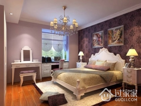 典雅美式风格住宅欣赏卧室