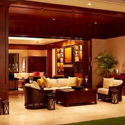 中式风格别墅套图客厅沙发