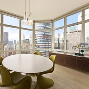 顶层124平现代公寓欣赏餐厅