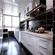 93平美式风格住宅欣赏厨房