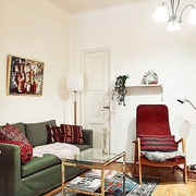 精装北欧复古小公寓欣赏客厅设计