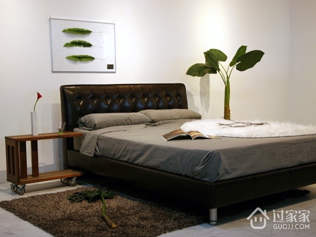 环保自然简约两居室欣赏卧室效果