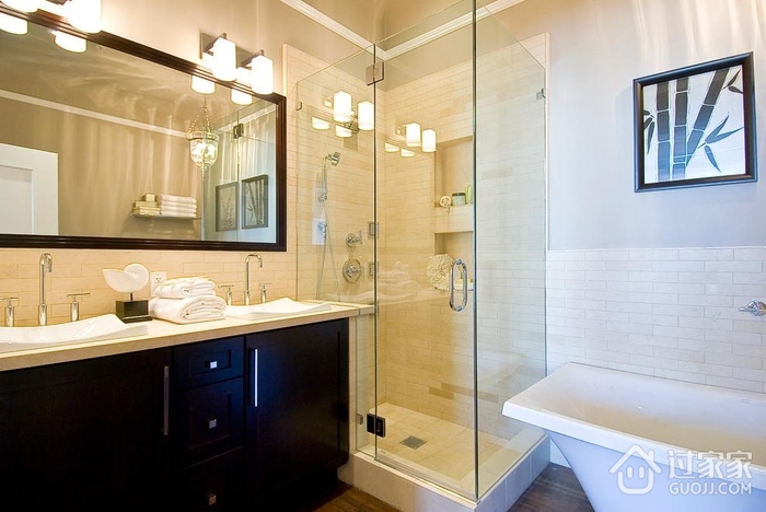 简约风格装饰住宅样板房设计淋浴间