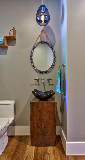 美式风格效果图浴镜