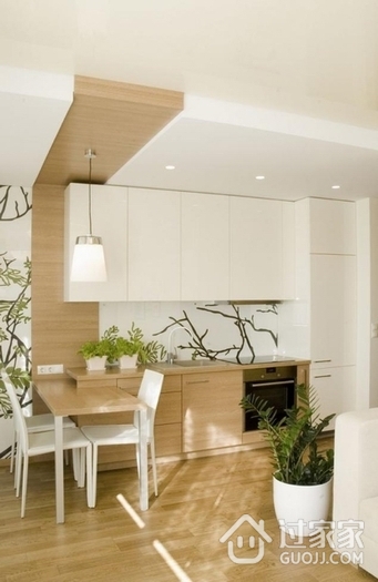 37平温馨单身公寓欣赏餐厅设计