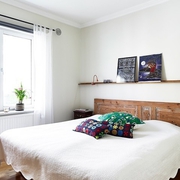 72平简洁环保公寓欣赏卧室