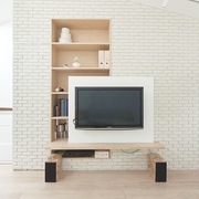 现代风格复式设计电视背景墙