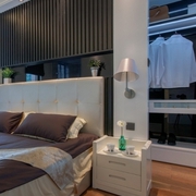 135平现代质感住宅欣赏卧室