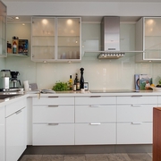 122平白色北欧住宅欣赏厨房设计
