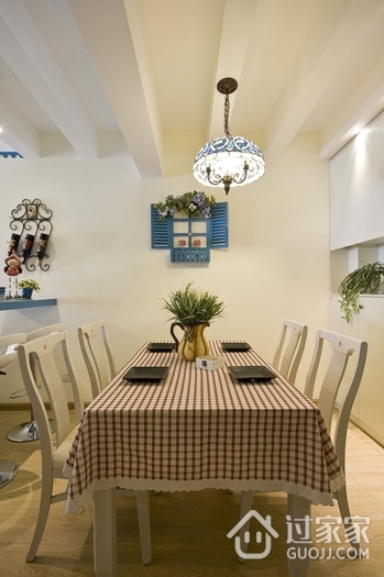 92平地中海温馨住宅欣赏餐厅设计
