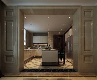 新古典大四居住宅欣赏厨房橱柜设计