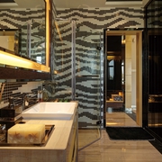 复式现代简约风设计浴室