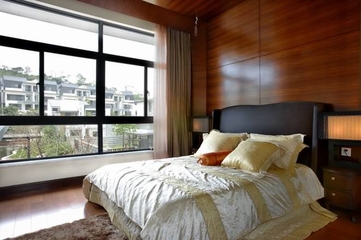阳光休闲新中式住宅欣赏卧室