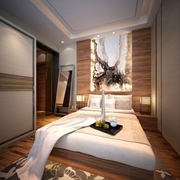 白色现代风住宅效果欣赏卧室设计
