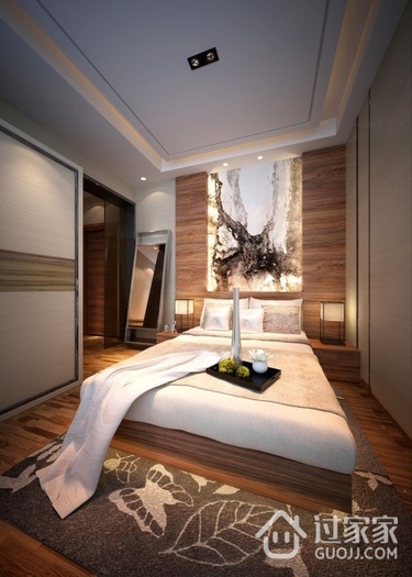 白色现代风住宅效果欣赏卧室设计