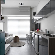 合理空间划分现代住宅欣赏厨房设计