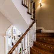 美式情调复式住宅欣赏楼梯间设计