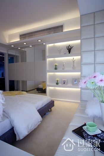 现代风格样板房套图卧室效果图设计