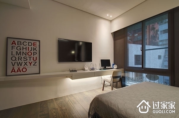 现代设计风格住宅效果套图卧室效果