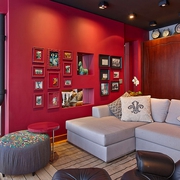 现代舒适彩色公寓欣赏客厅陈设