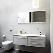 现代黑白公寓设计欣赏洗手间
