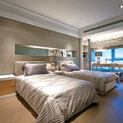 现代景观复式住宅欣赏卧室效果