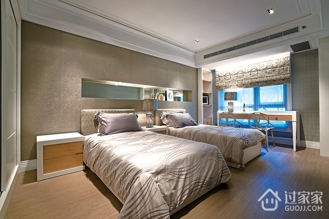 现代景观复式住宅欣赏卧室效果