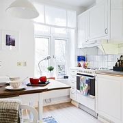 44平白色北欧风住宅欣赏厨房