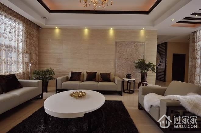 中式豪华公寓欣赏客厅设计