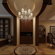 美式风格效果图案例欣赏客厅设计