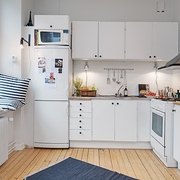 47平白色北欧住宅欣赏厨房